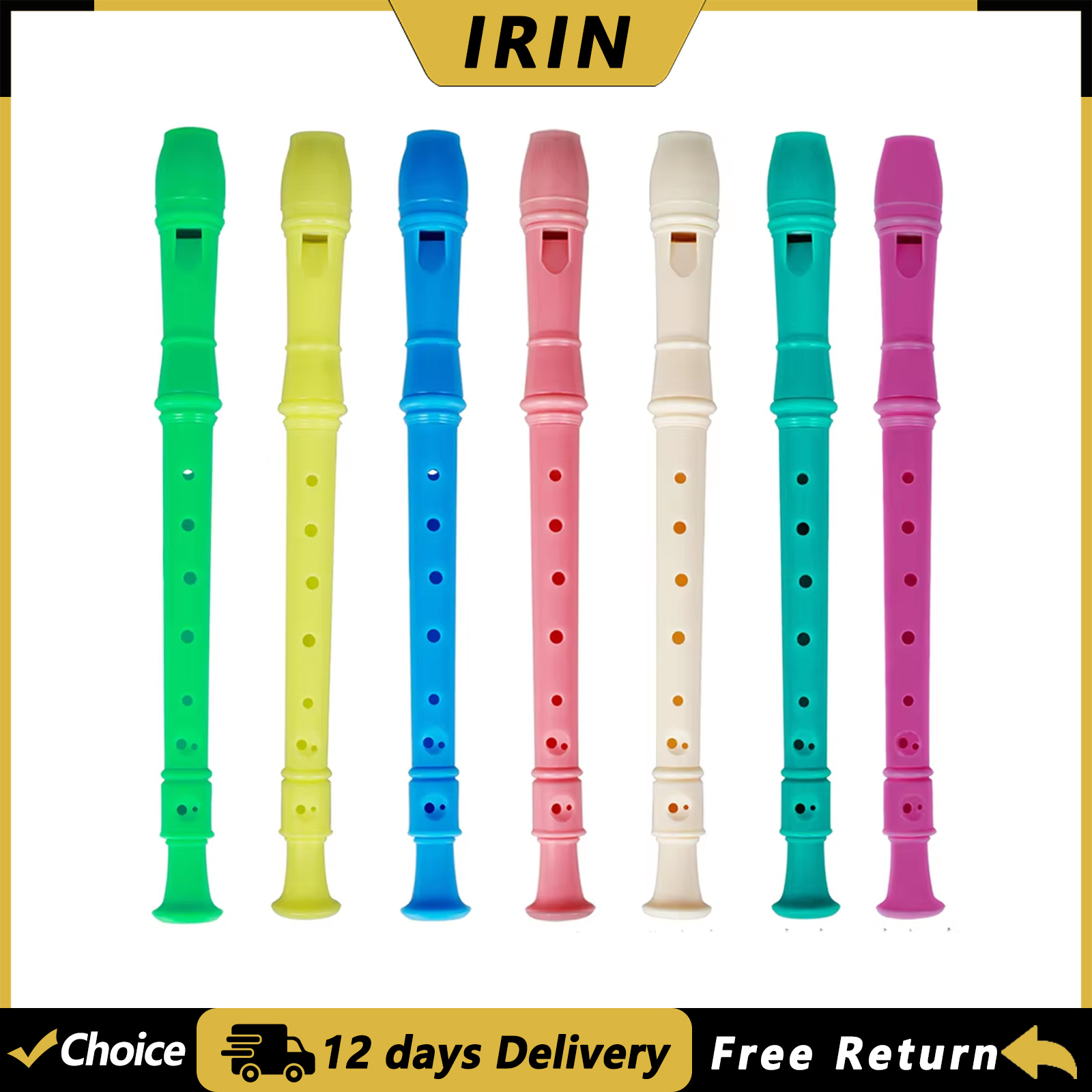 Musical Instrument A Recorder - IRIN 8 Hole Flute Clarinet ABS