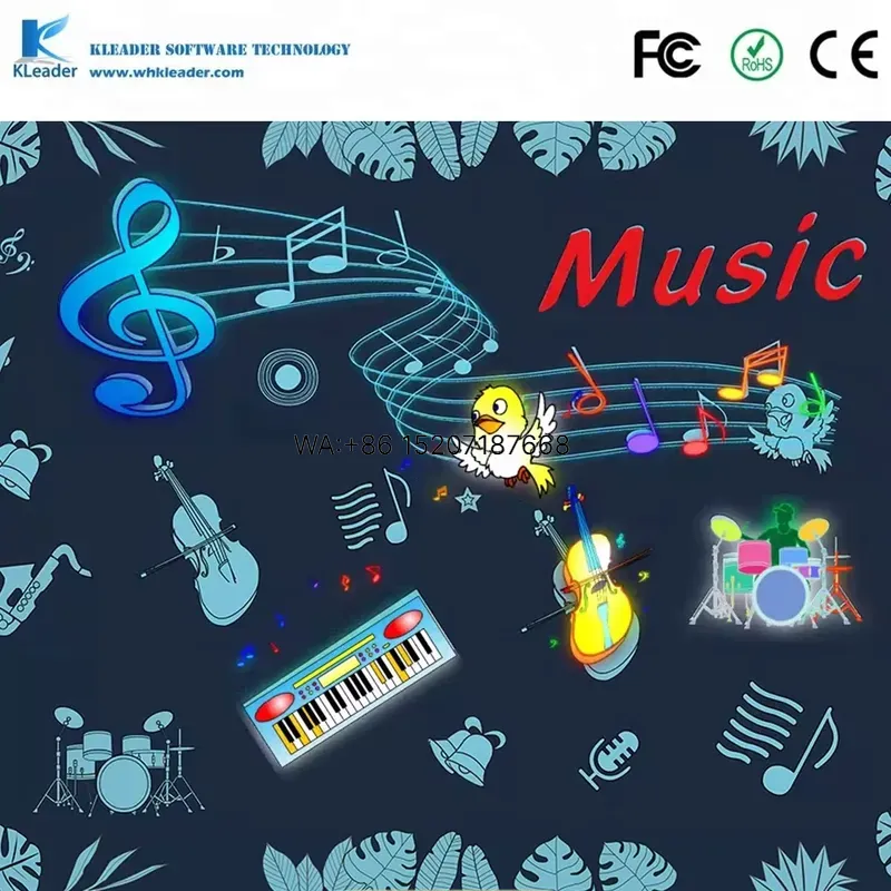 Wmwmnu Musical Interactive Wal - Musical Instrument Virtual recension och pris