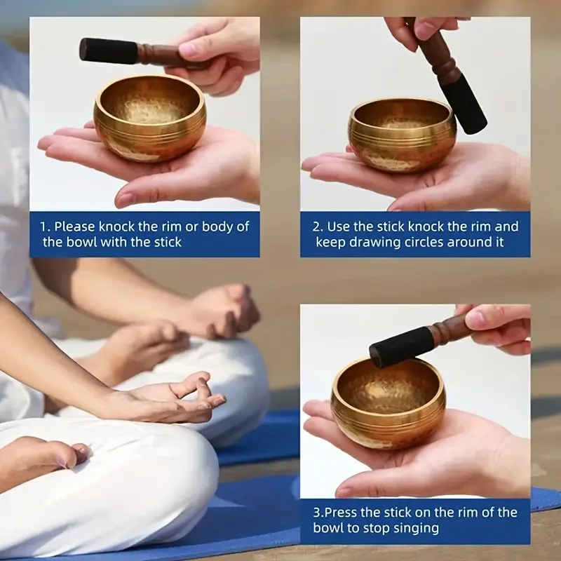 4Pcs Tibetan Singing Bowl Set  - Tibetan Singing Bowl recension och pris