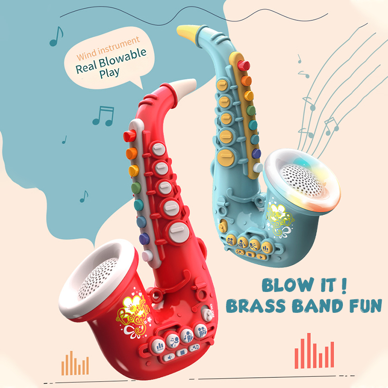Kids Saxophone Toy 8 Scales Pl - Song With Musical Instrument recension och pris