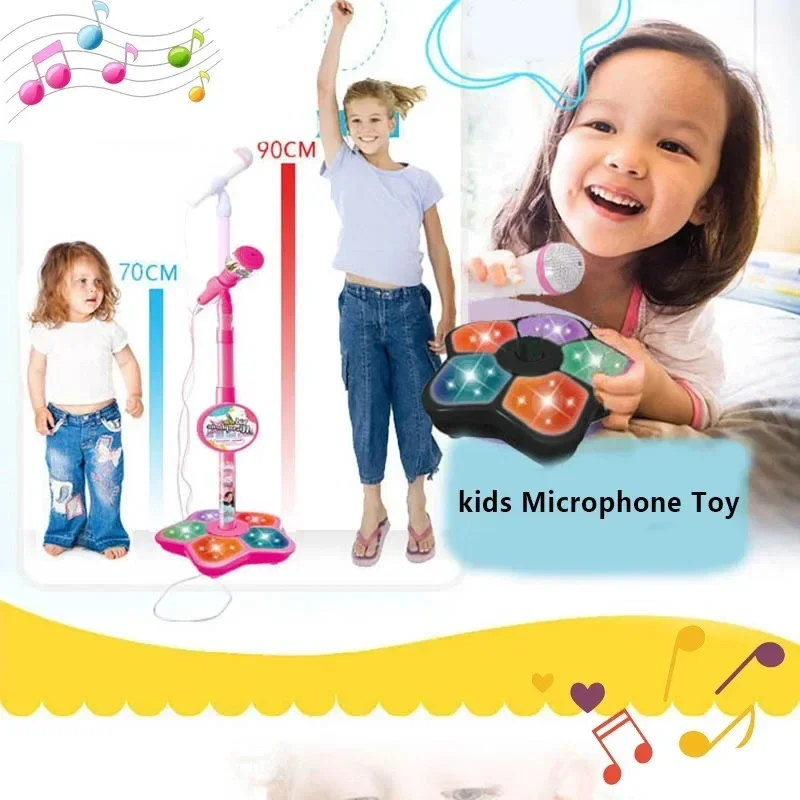 Kids Microphone with Stand Kar - Song With Musical Instrument recension och pris